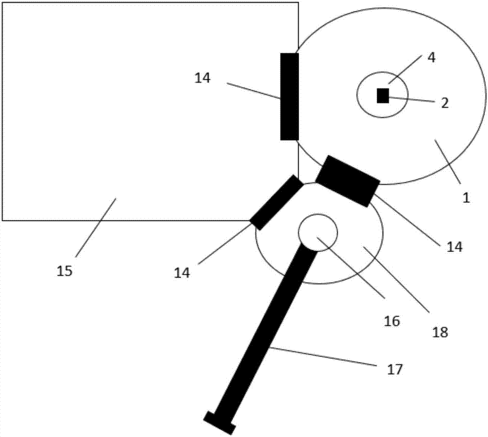 Magnetron sputtering glancing angle deposition coating device