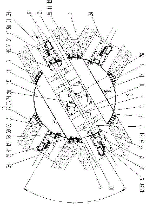 Rotary disk turnout