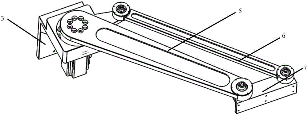 Three-freedom-degree transfer robot with movable support