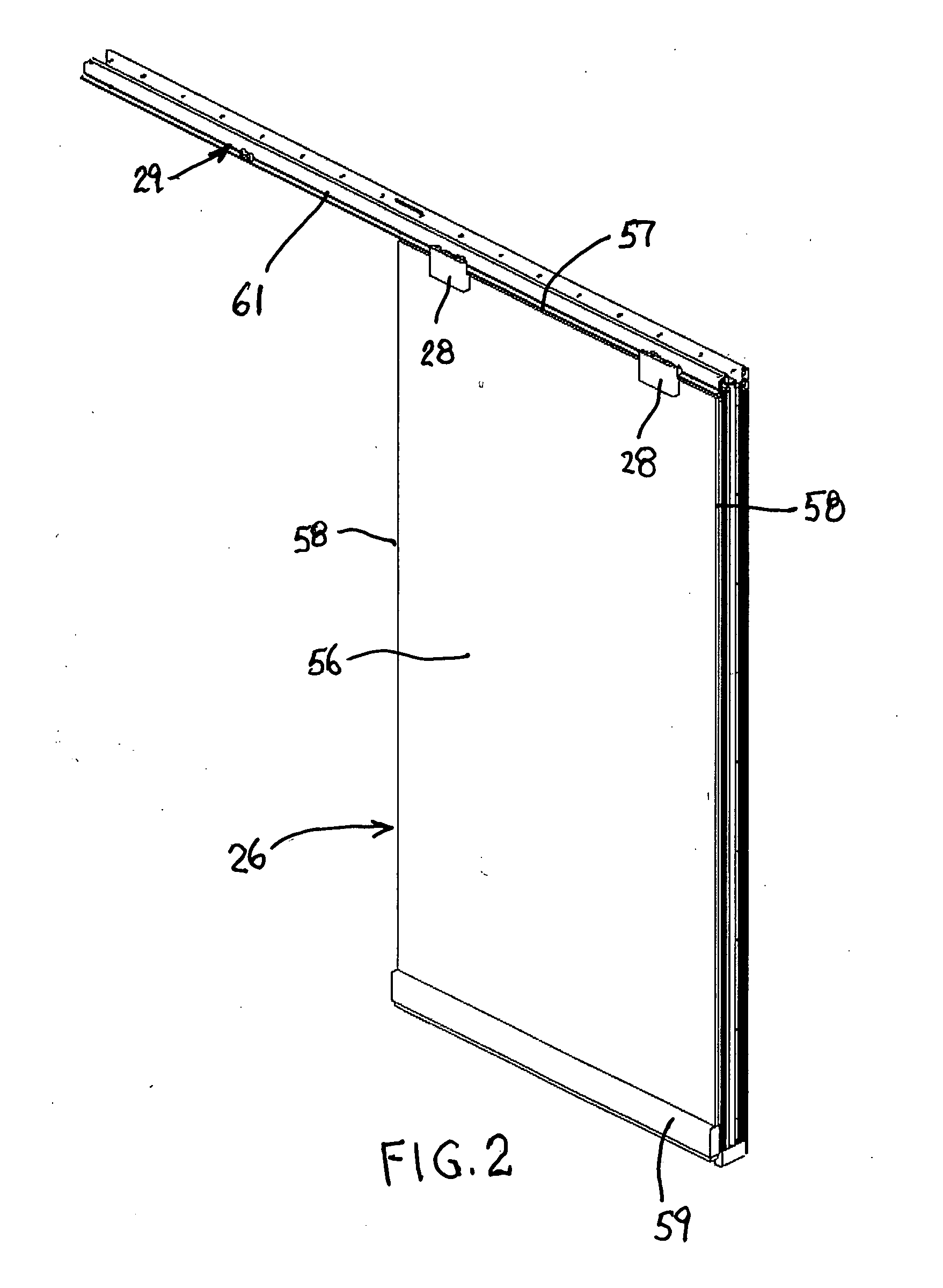 Sliding door arrangement