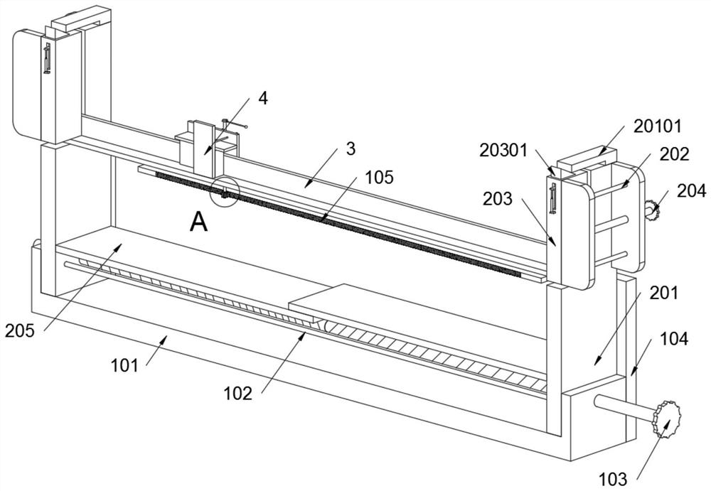 Traction device for aluminum alloy extrusion aftertreatment