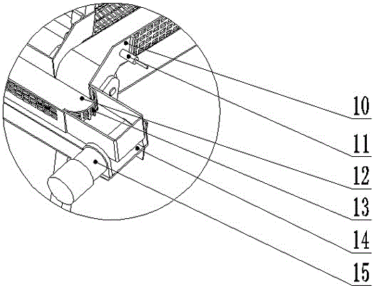 Automatic egg collecting device of chicken-raising cage