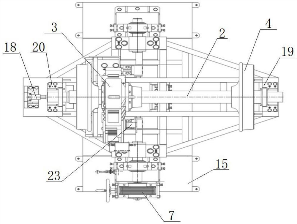 Bearing clearance measuring device and measuring method