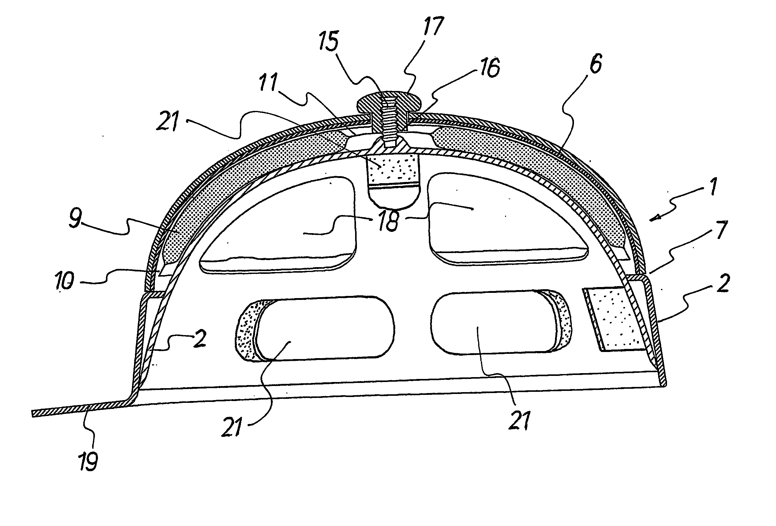 Cooling helmet