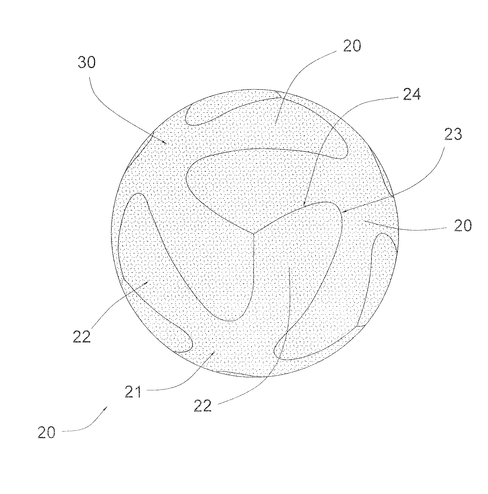 Method of Producing Sportsball with Sculptural Ball Surface