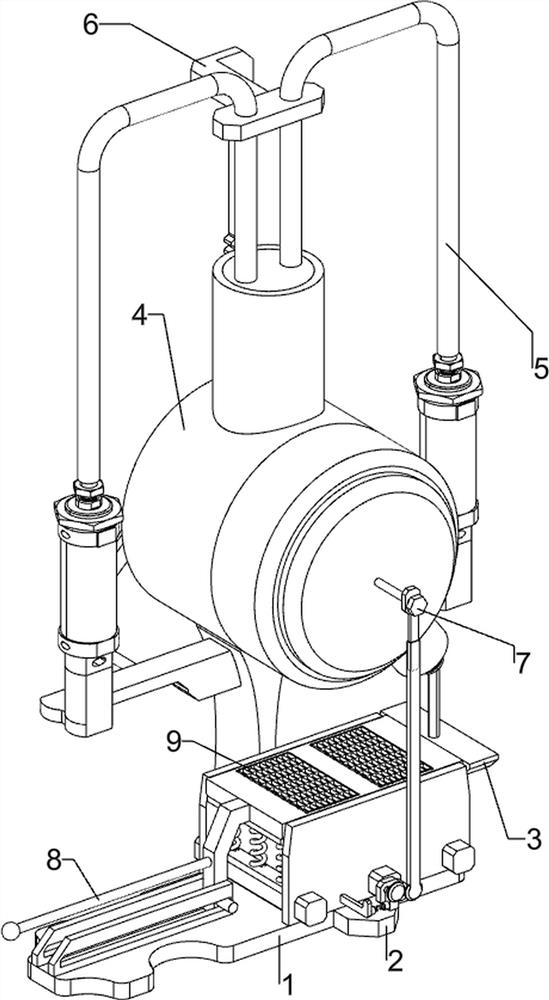 A gastroenterology fiberscope disinfection machine