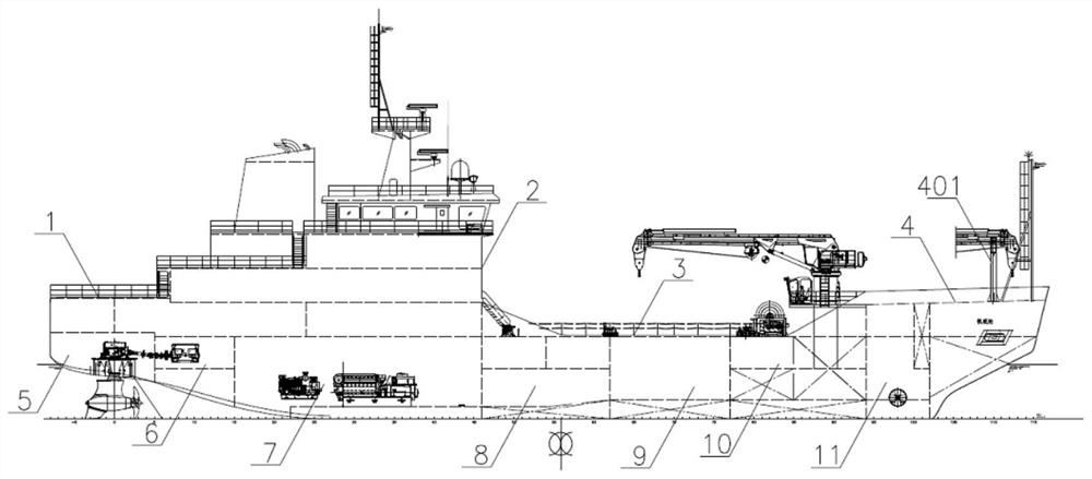 Icebreaking large beacon vessel