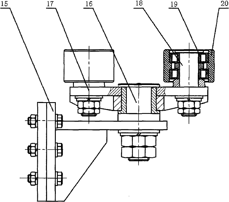 Tunnel double-column piler