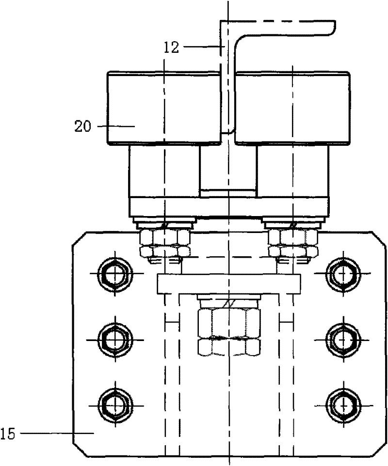 Tunnel double-column piler