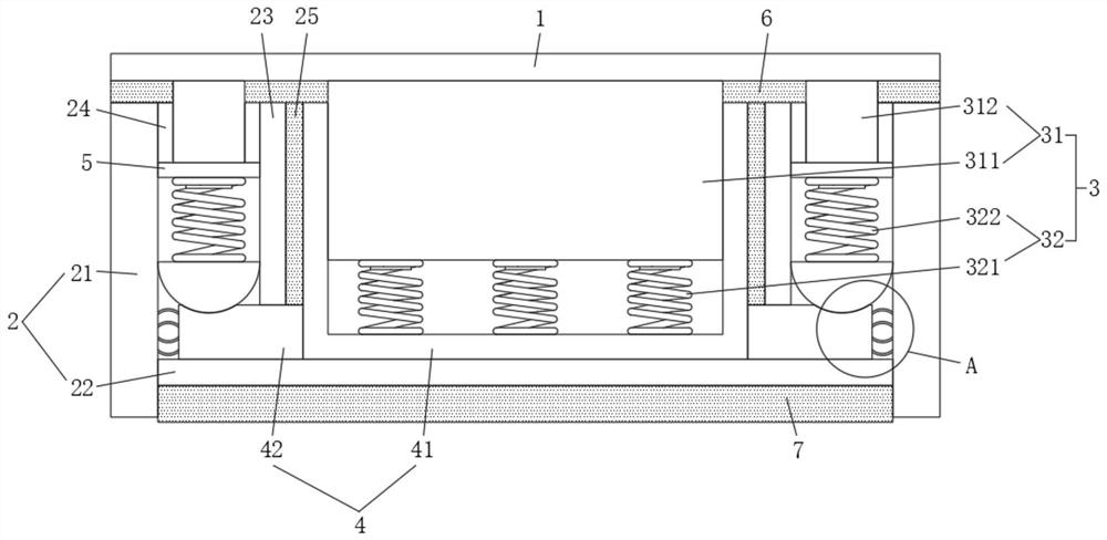 Bridge damping structure