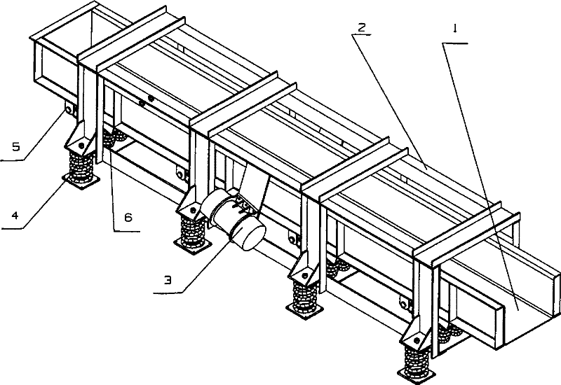 Double-mass vibratory conveyer