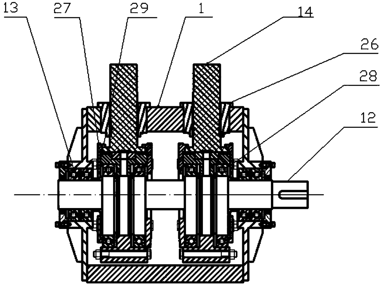 Five-star plunger loading and low cycle fatigue cracking equipment for split connecting rod cracking