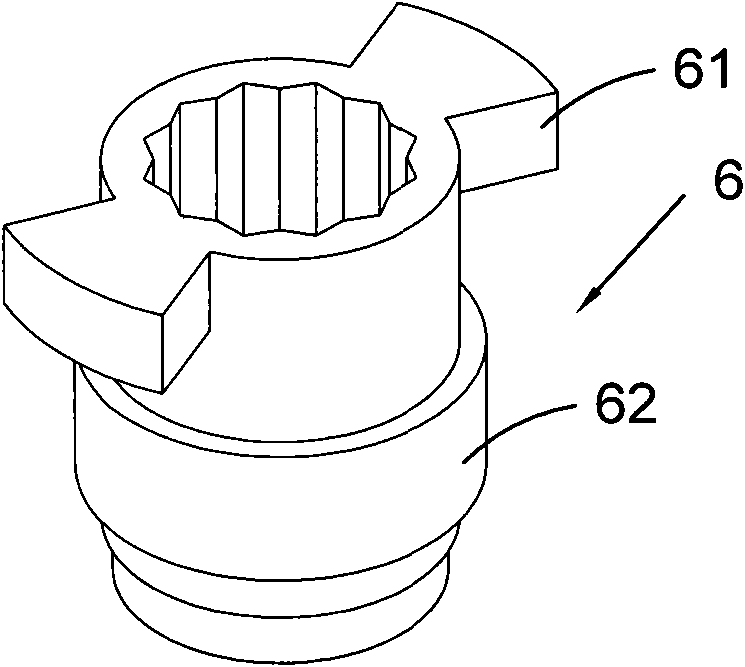 Adaptor device for synchronous butt joint of main cone nut and flange of automobile drive axle assembly