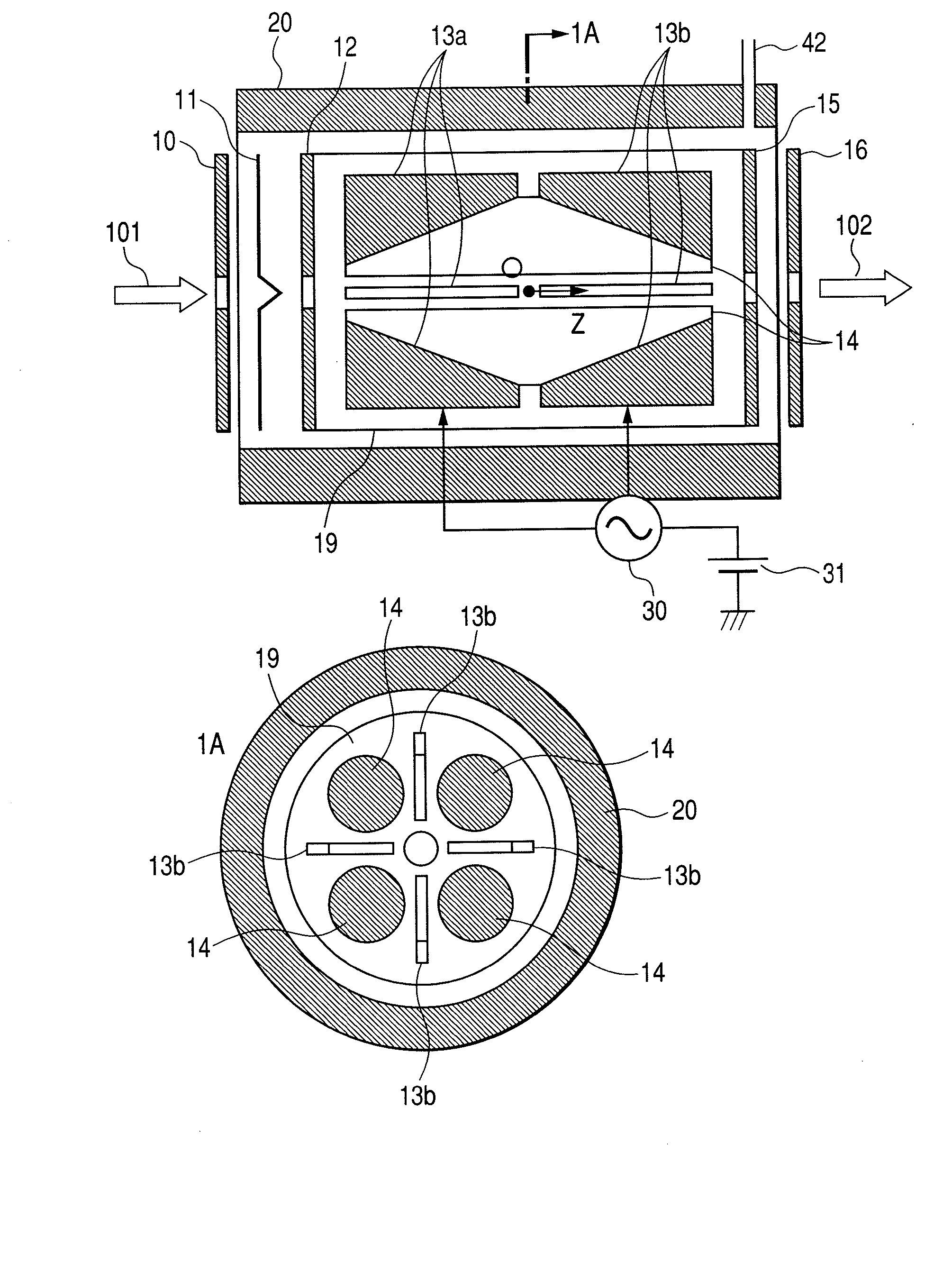 Reaction cell and mass spectrometer