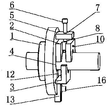 Shaft part cutting and/or grinding processing clamp and processing method thereof