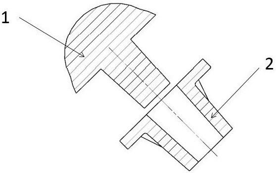 Ultrasonic-assisted 3D printing medical porous renewable handle-free shoulder joint humerus head with cage