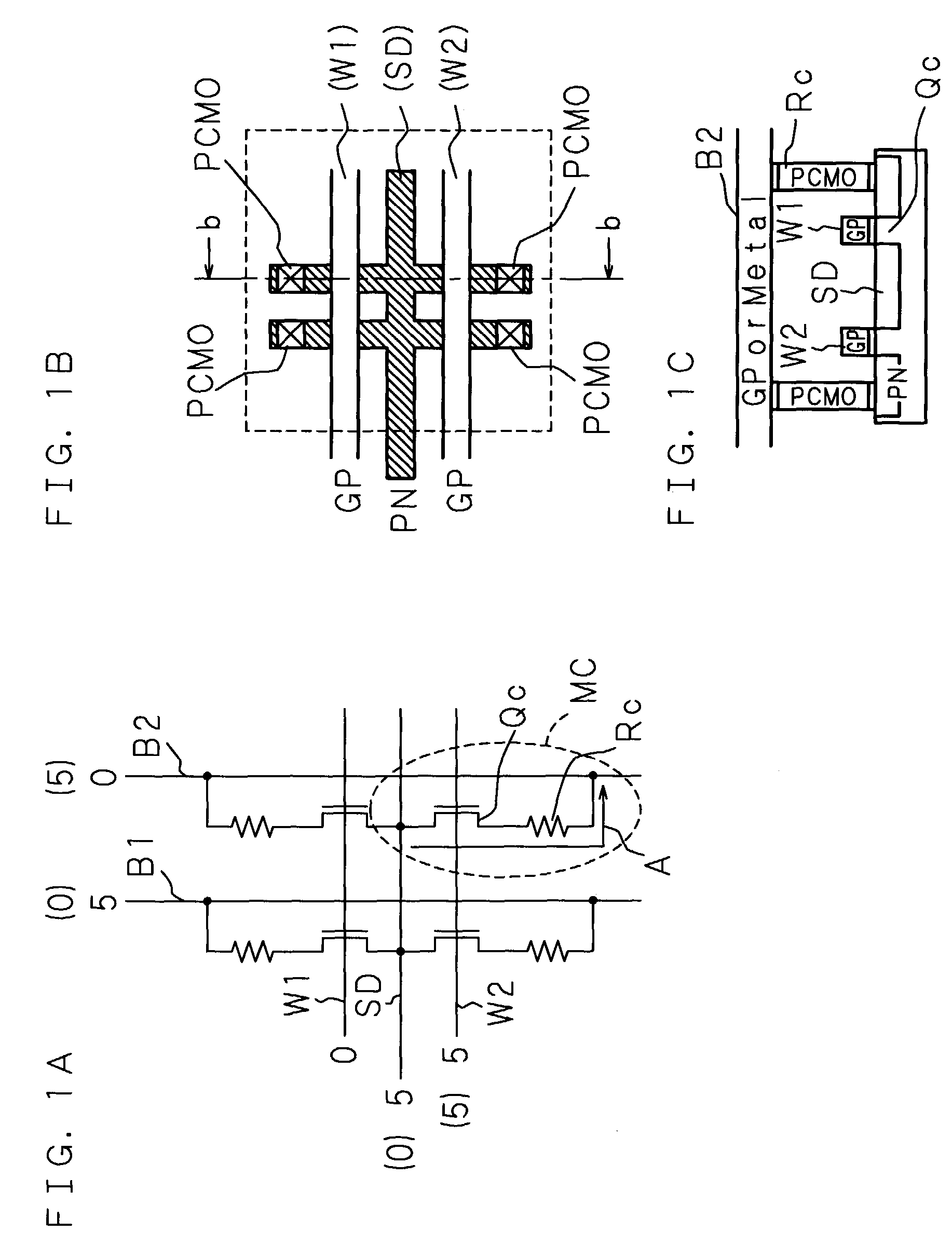 Memory cell with a perovskite structure varistor