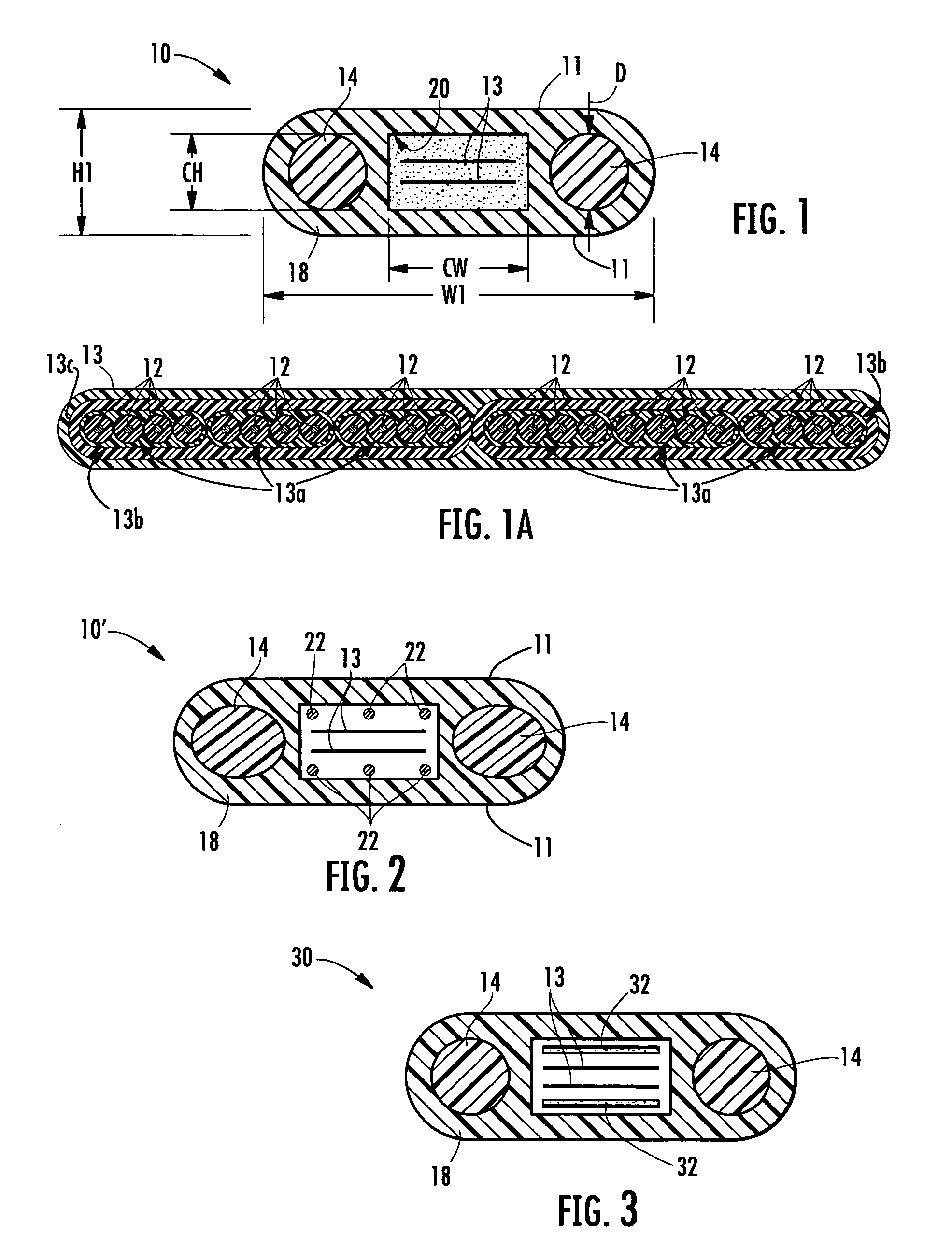 Dry fiber optic cables and assemblies