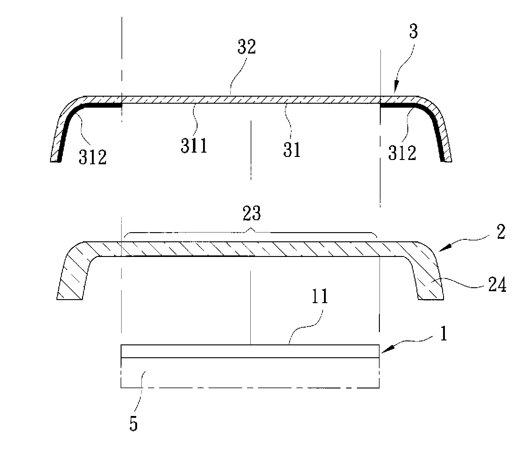 Touch panel module and method of making the same