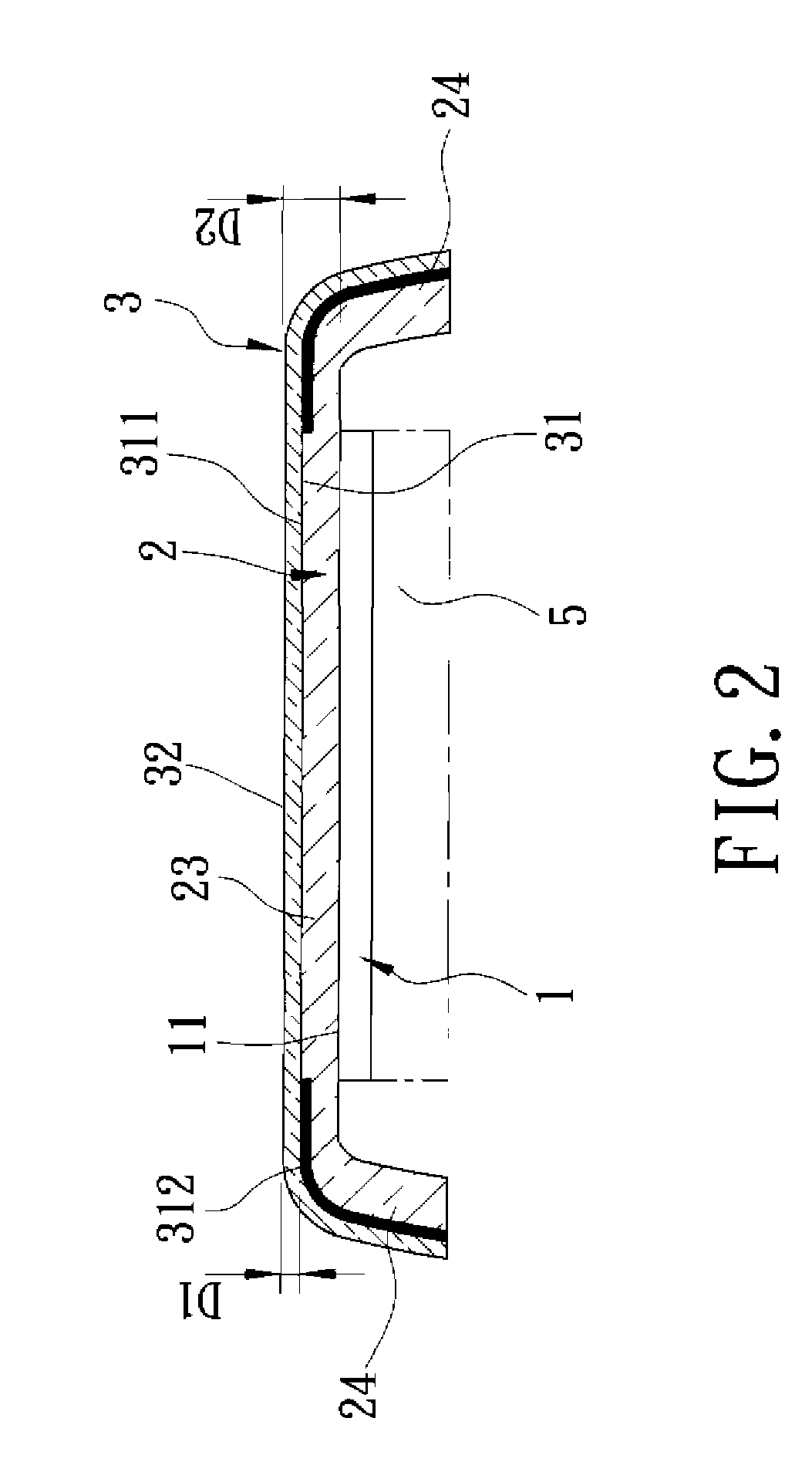 Touch panel module and method of making the same