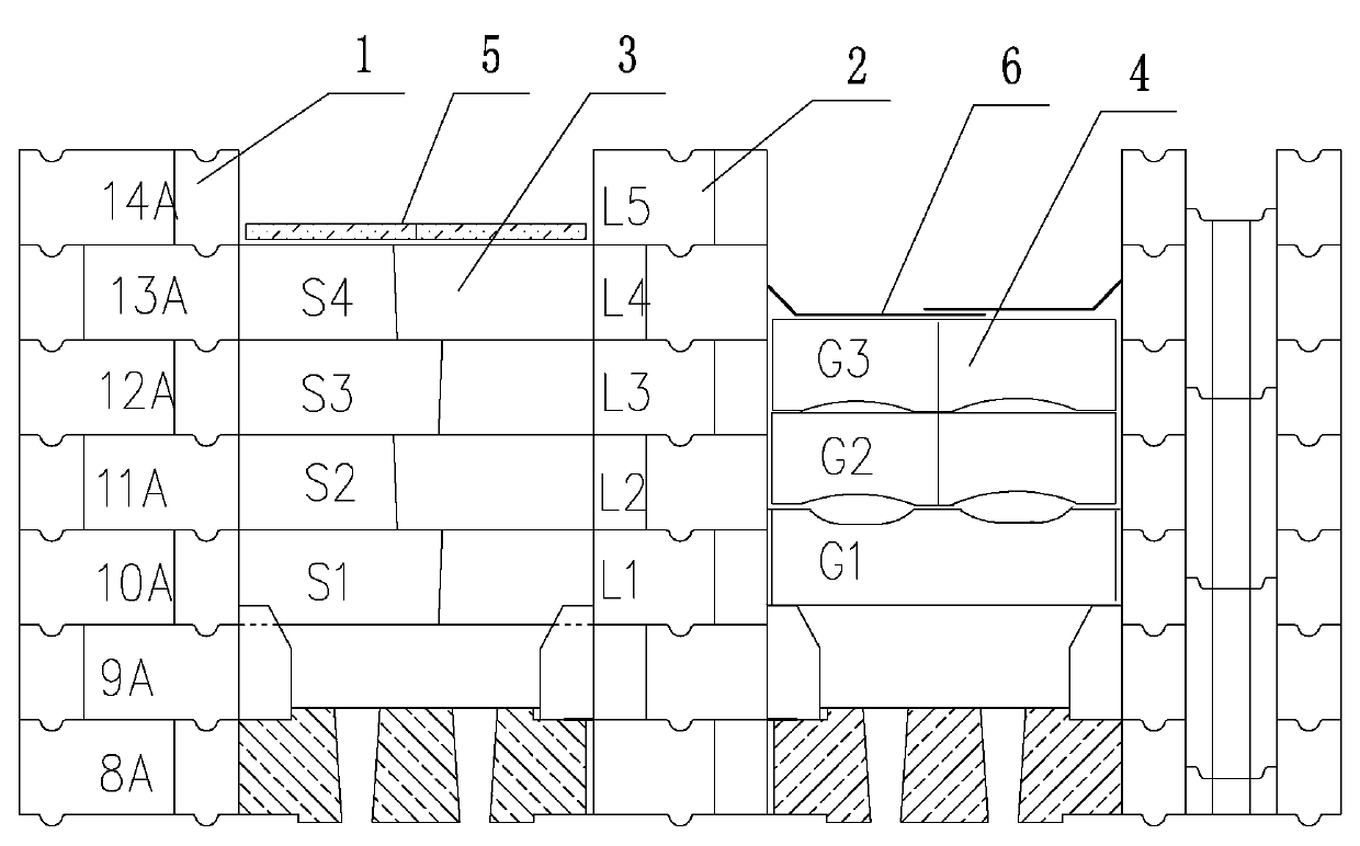 Method for building cellular regenerative chamber of coke oven