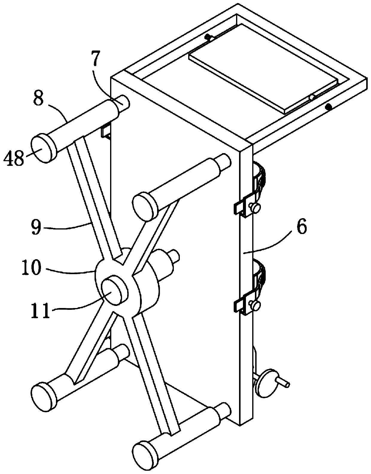 Children transfusion fixing device