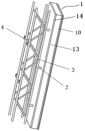 Simple and convenient thermal insulation structure wallboard, wall structure and wall manufacturing method