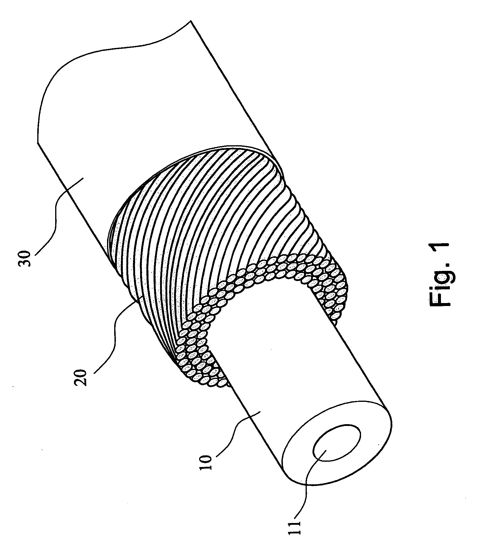 Sport racket strings with hollow center core