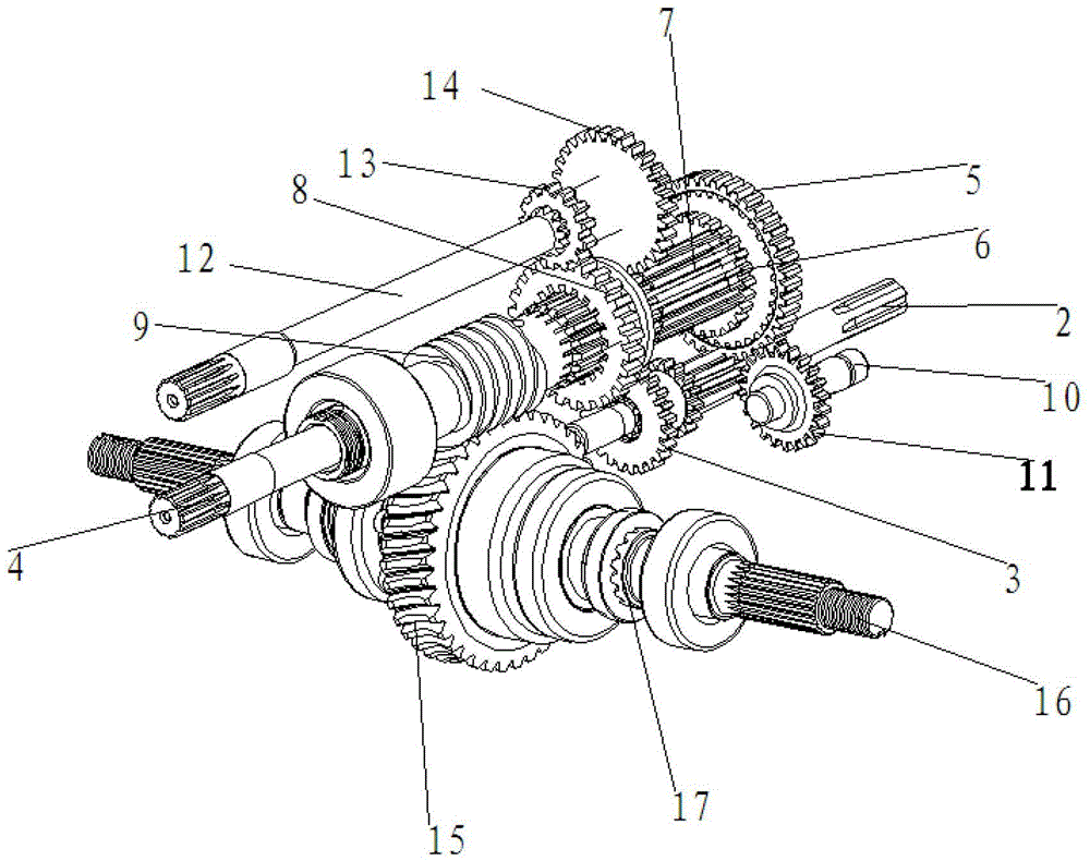 Tiller Gear Shifting Mechanism and Tiller