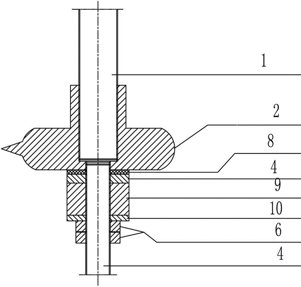 Feedback support for valve positioner of linear-stroke pneumatic film regulating valve