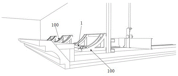 Lamp strip adjusting device