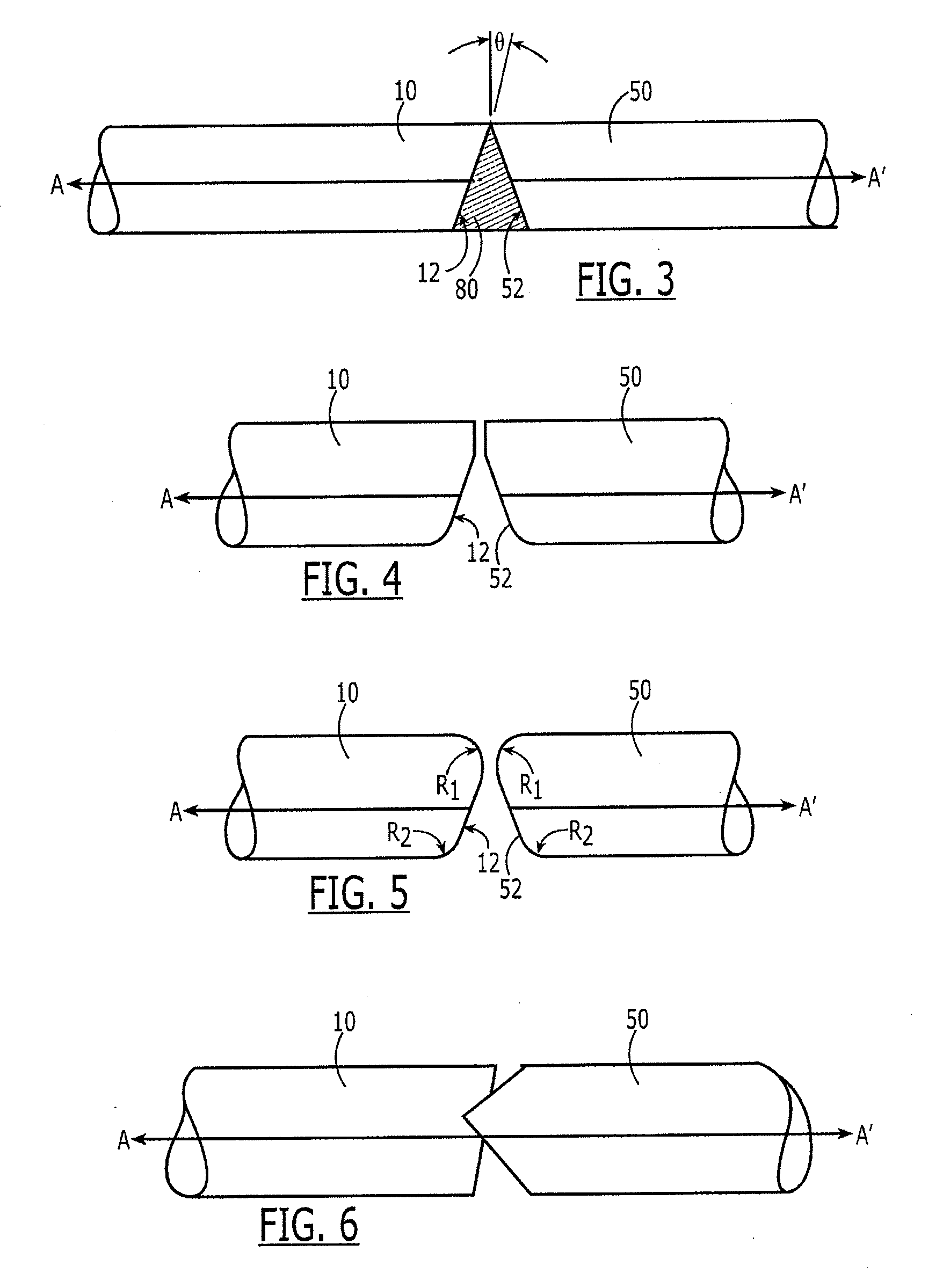 Mating of optical fibers having angled end faces