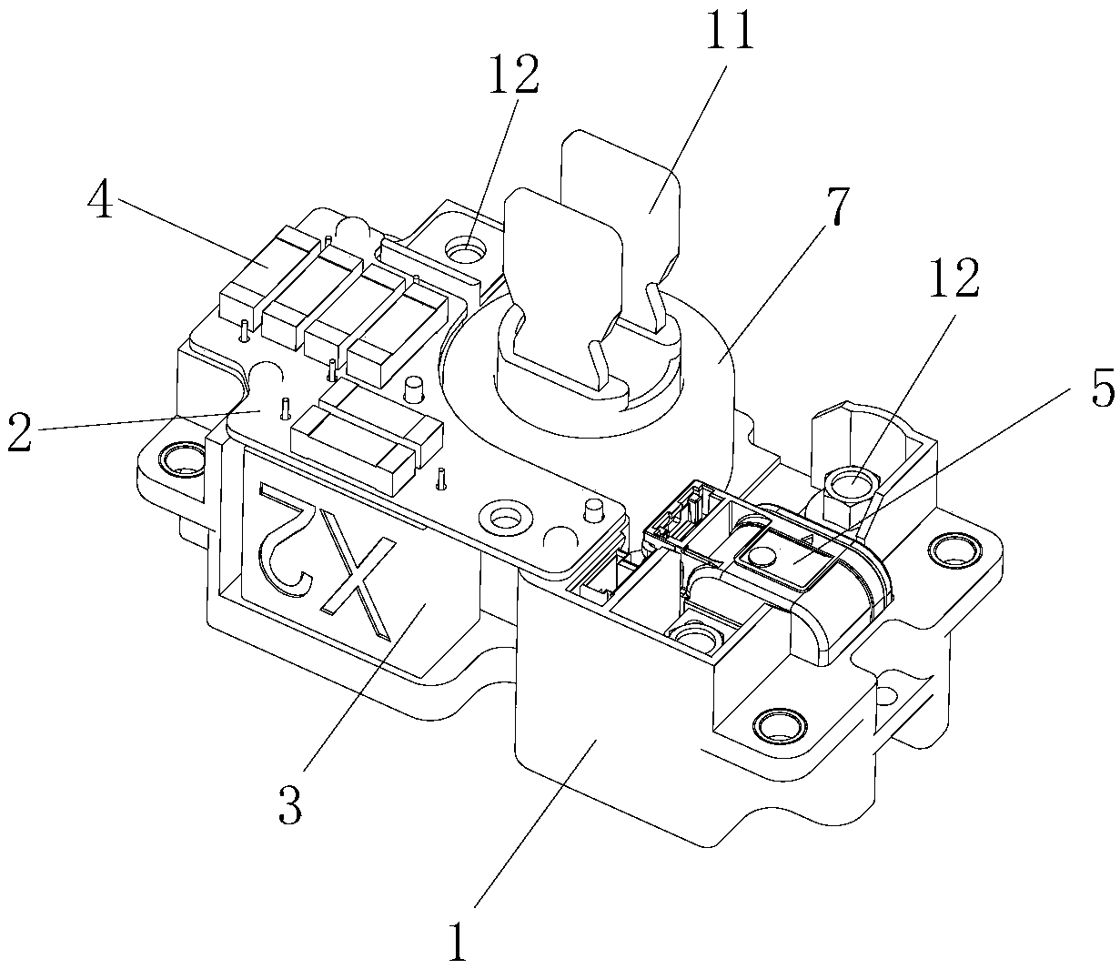 Direct current input module and motor controller