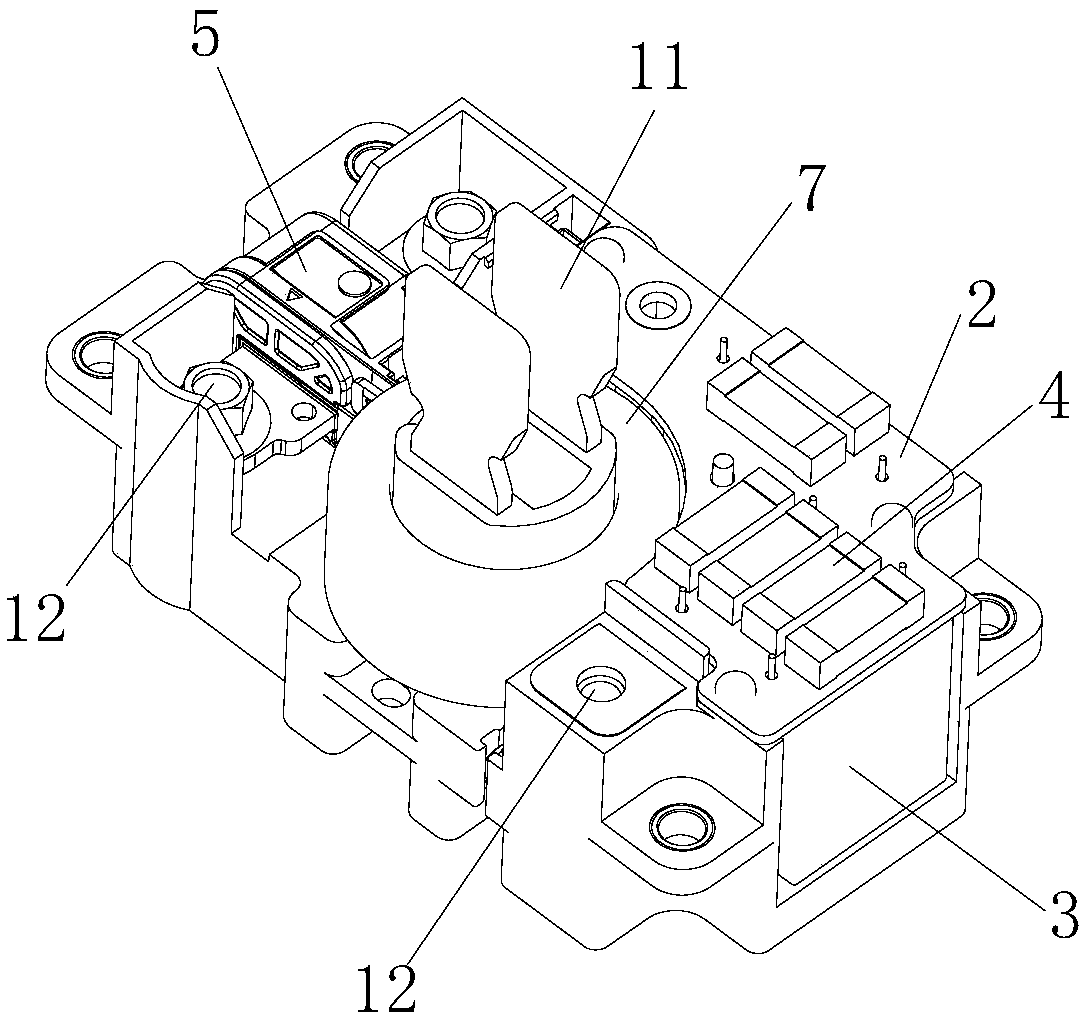 Direct current input module and motor controller