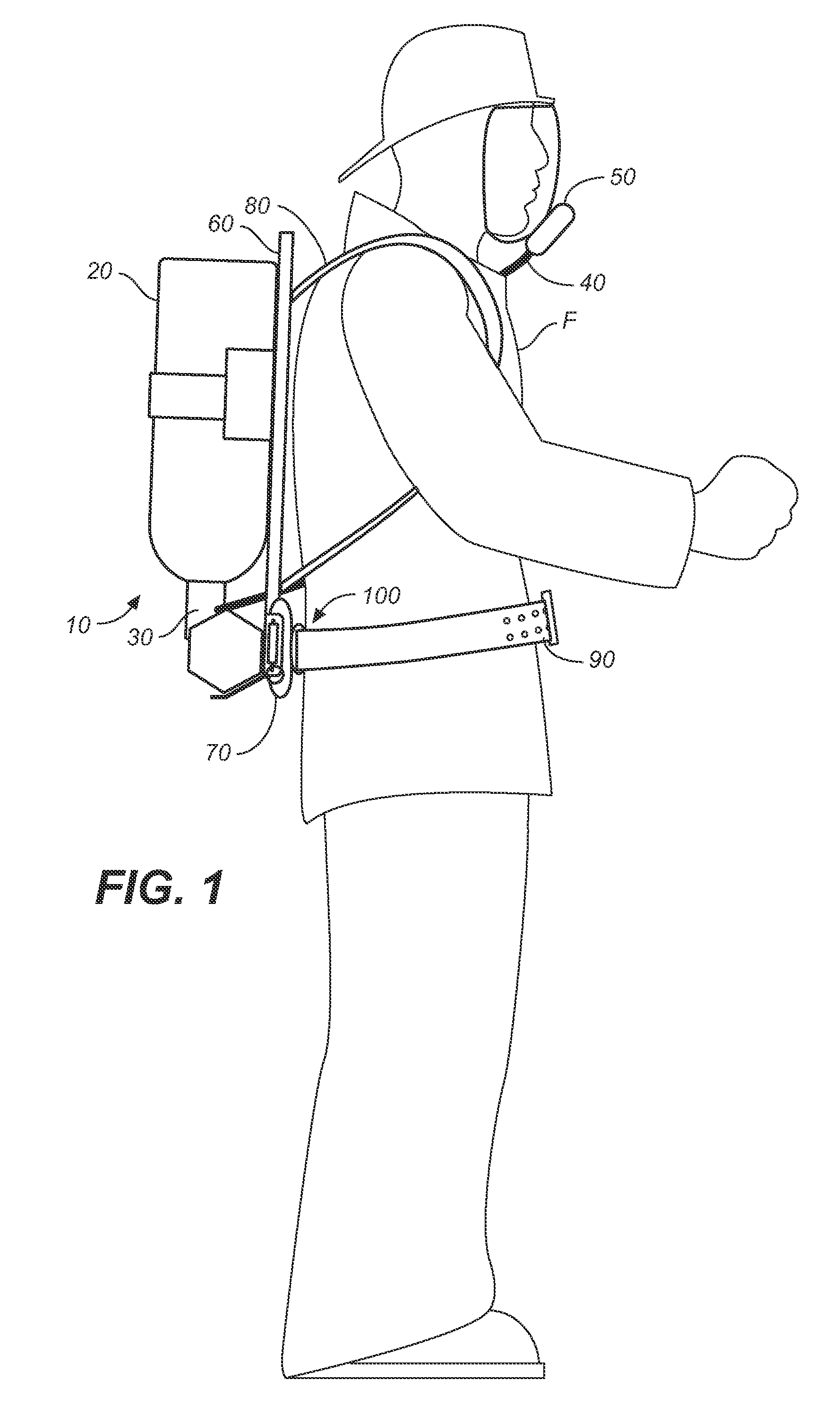 Quick release apparatus for an SCBA frame