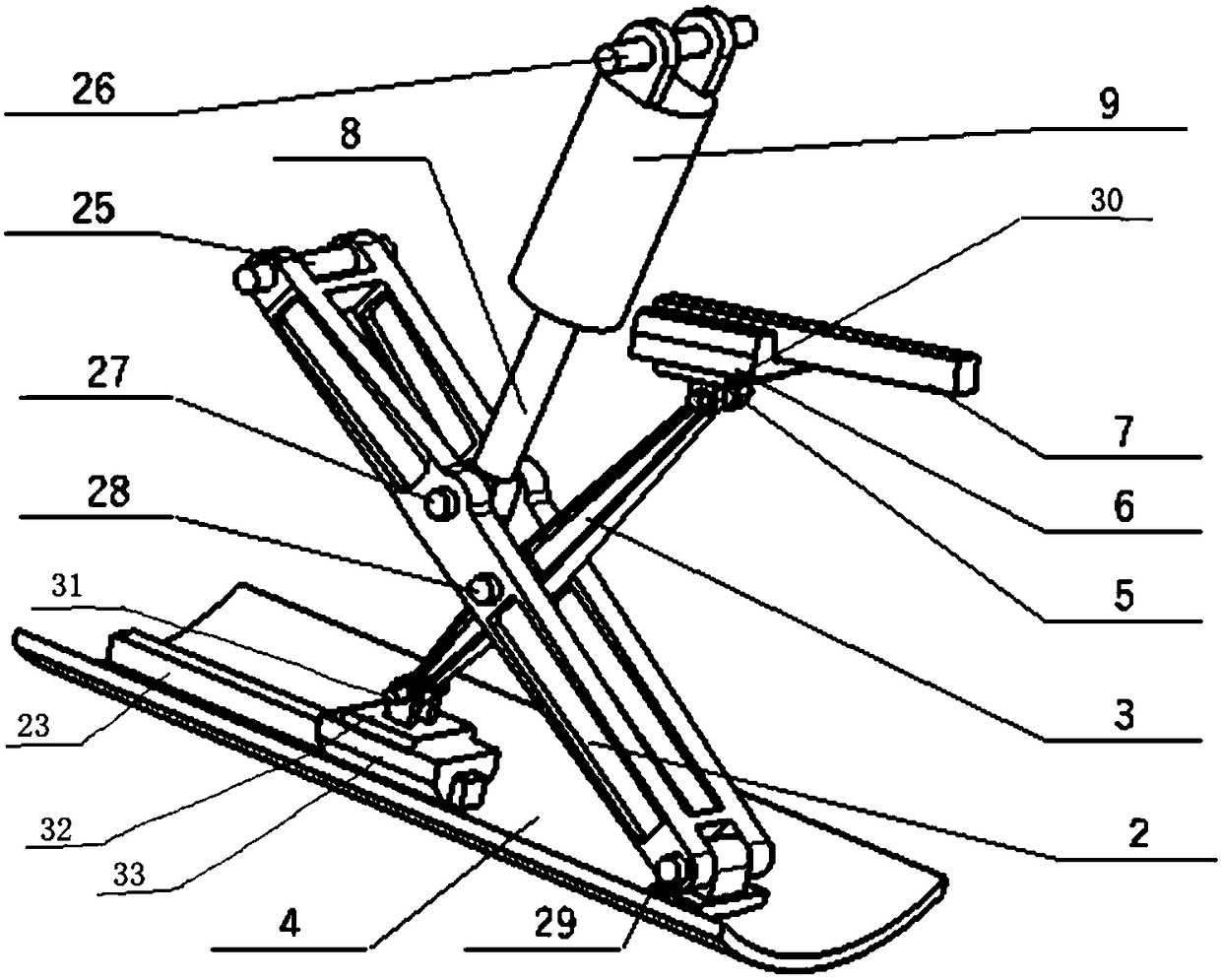 Super low-altitude sea-skimming unmanned target aerial vehicle buffer device and buffer method