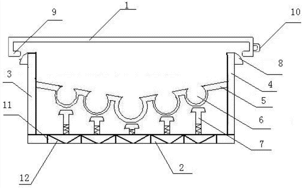 Cable bridge capable of performing classified wiring