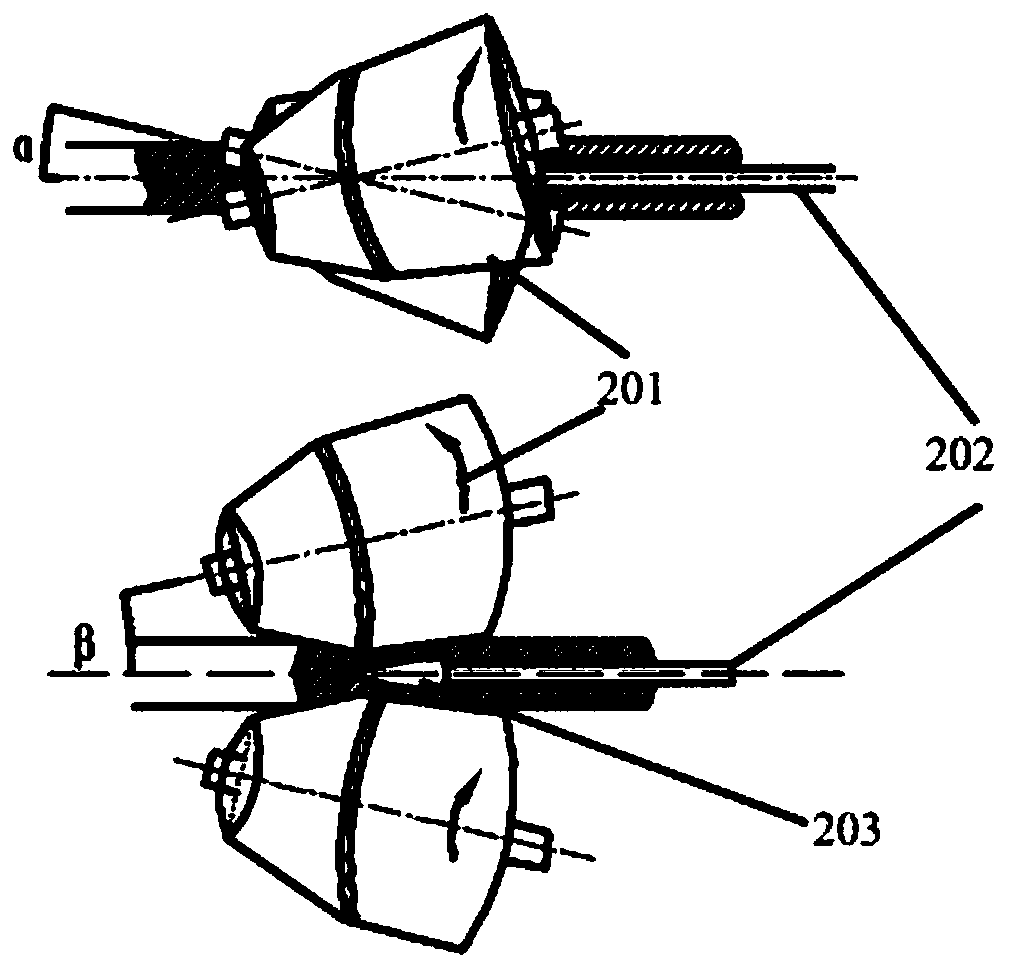 Two-roll cross piercing method for nickel-based high-temperature alloy solid bar billet