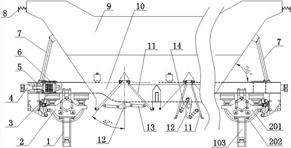 Manual coupling buffer structure