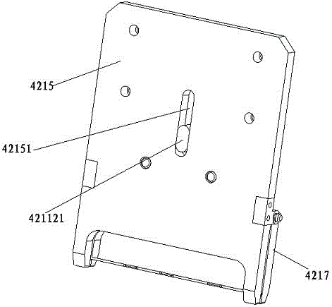 Clamping jaw assembly for automatic laminating machine of antenna terminal