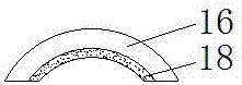 Reeling frame capable of storing cloth rolls of different lengths