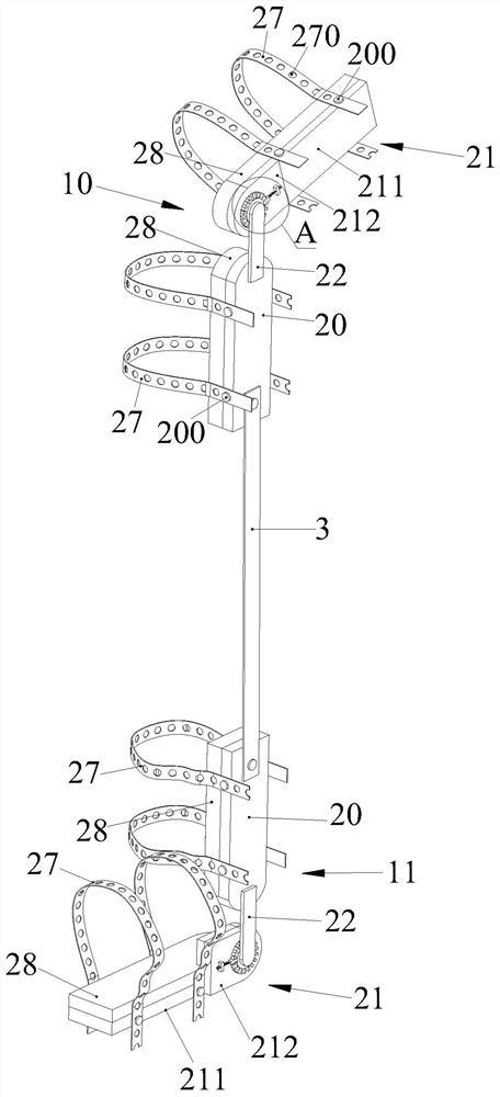 Knee joint and ankle joint integrated joint fixator