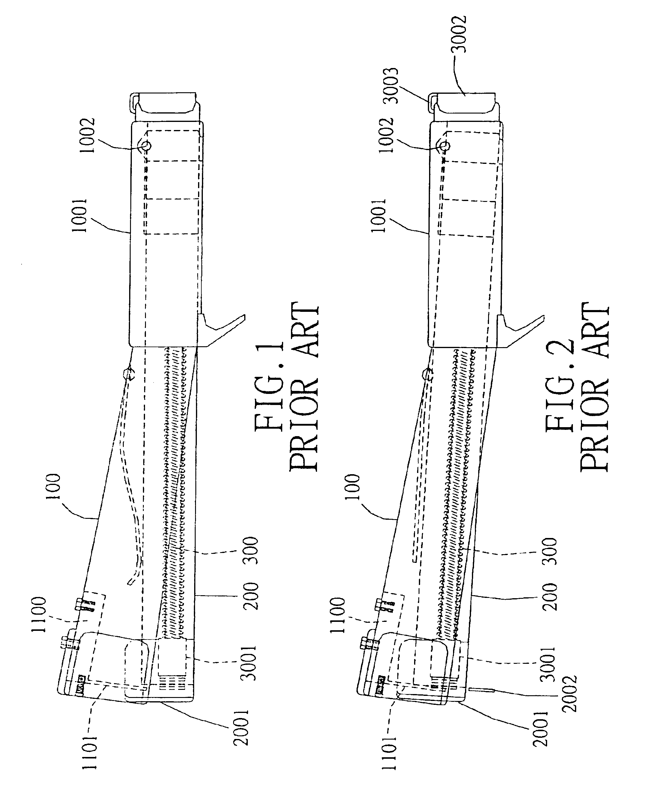 Hammer-type stapler with cartridge