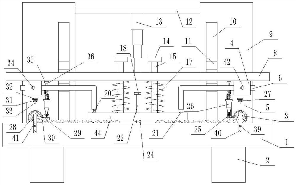 Garment edge folding and locking device