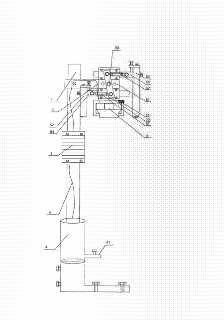 Inflatable protective device for sealing machine with energy-saving lamp tube