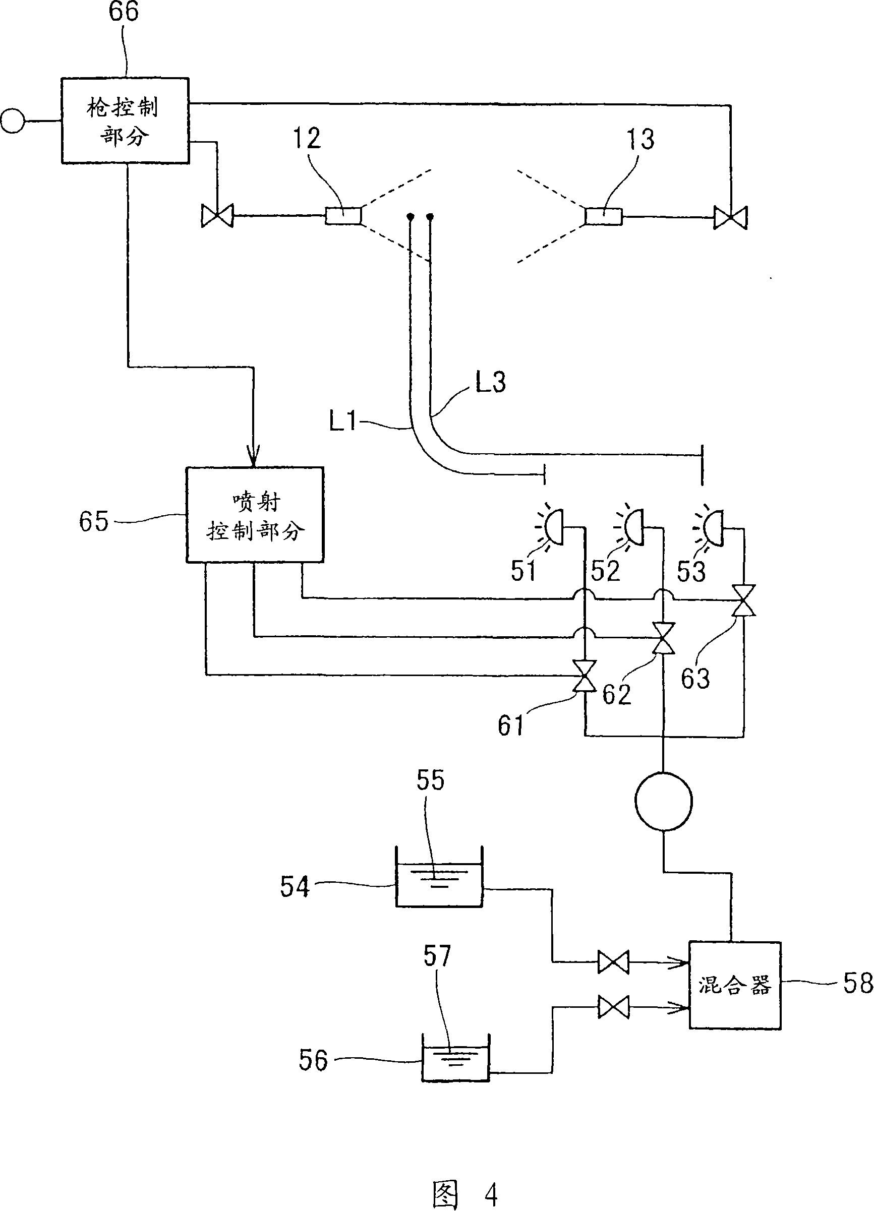 Painting equipment with air purifying means