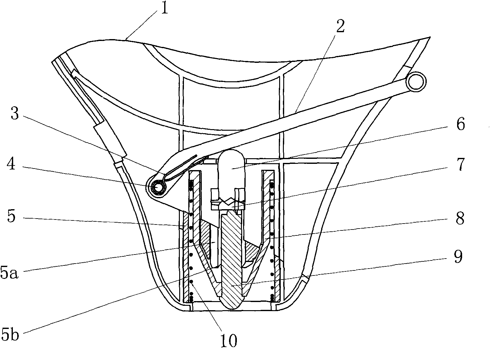 Measuring tape finial mechanism and measuring tape thereof