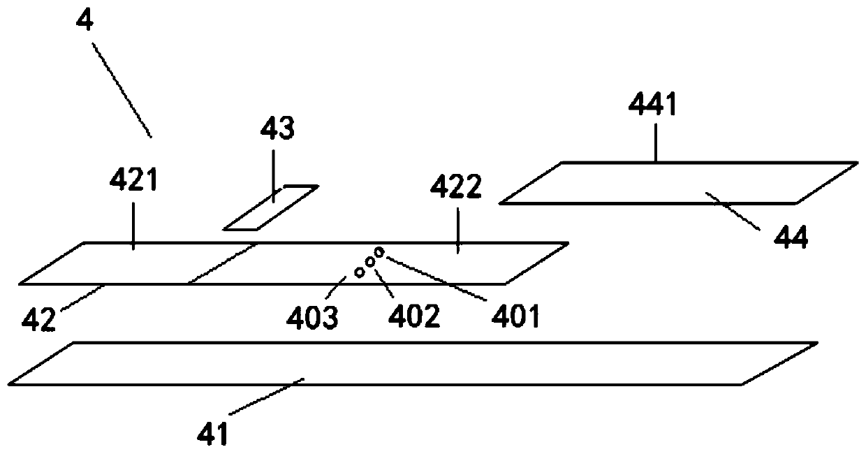 Neonatal blood type and hemolytic disease comprehensive detection card