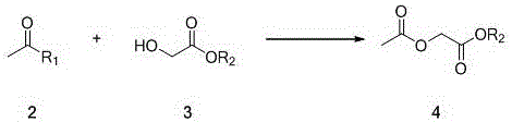 Novel synthesis technology of tetronic acid