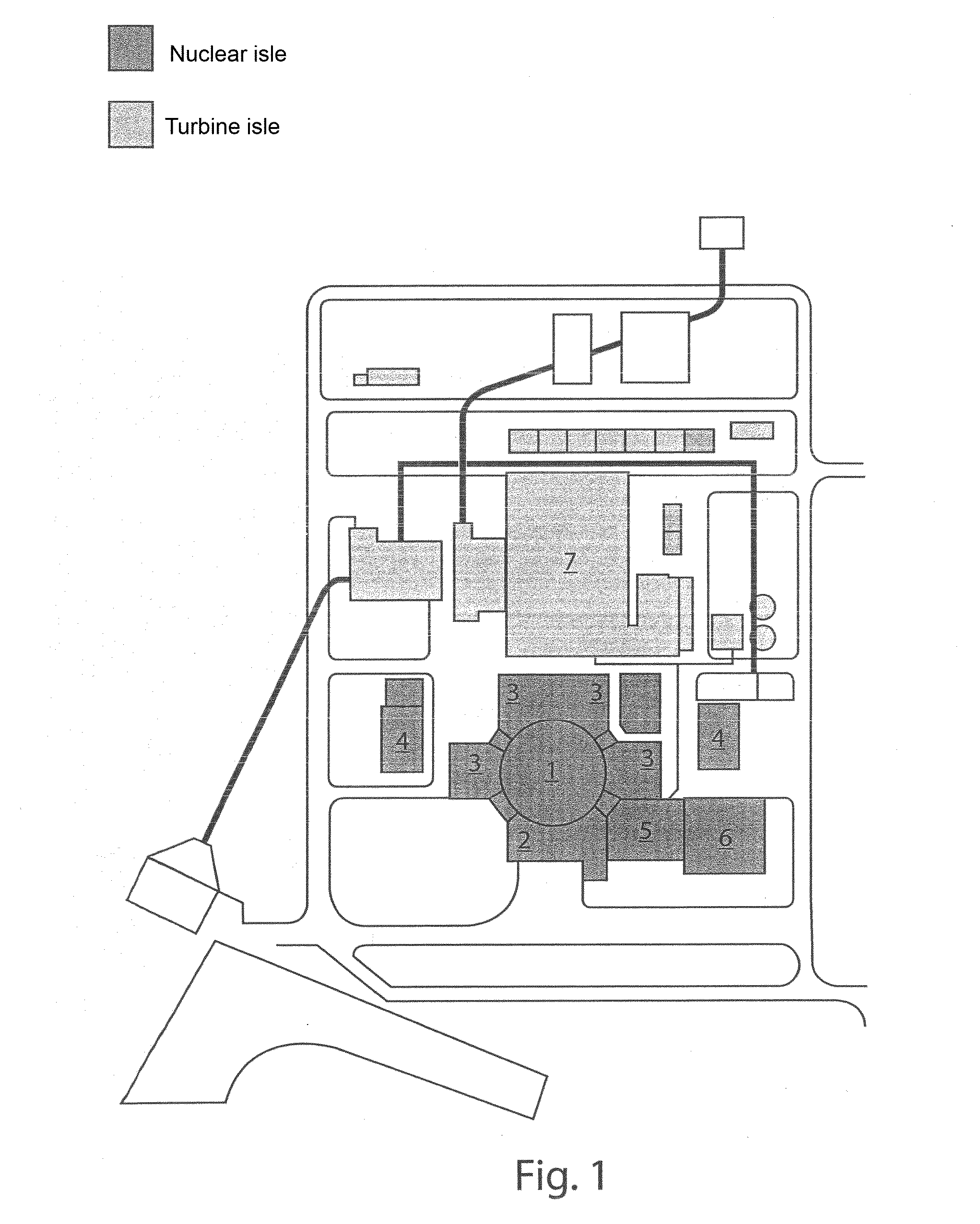 Supersafe and simply- / easily-decommissionable nuclear power plant